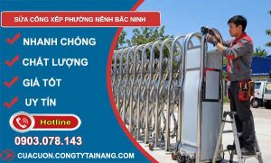 sửa cổng xếp phường Nếnh Bắc Ninh
