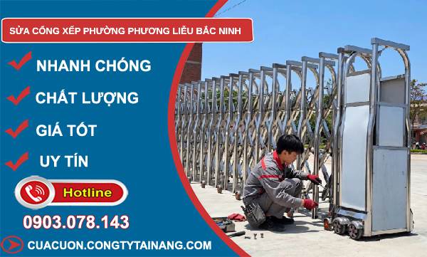 sửa cổng xếp phường Phương Liễu Bắc Ninh