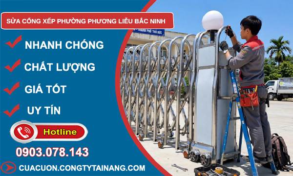 sửa cổng xếp phường Phương Liễu