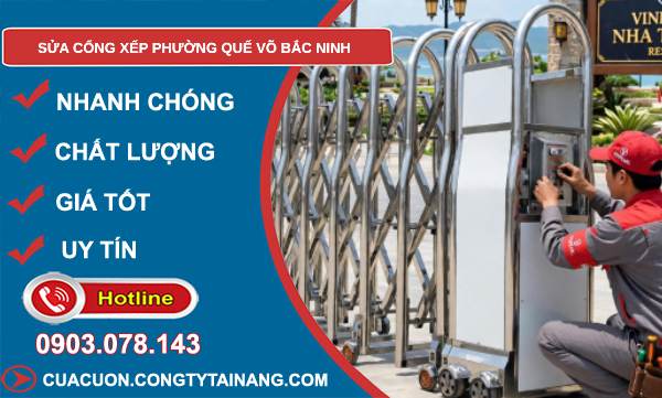 sửa cổng xếp phường Quế Võ Bắc Ninh