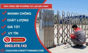 sửa cổng xếp phường Tự Lạn Bắc Ninh