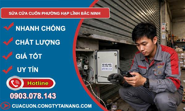 sửa cửa cuốn Hạp Lĩnh