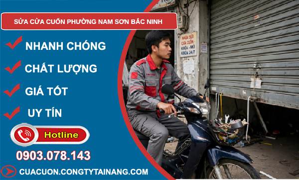 sửa cửa cuốn Nam Sơn