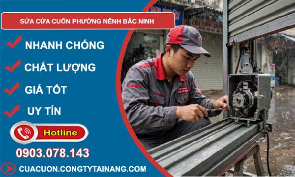 sửa cửa cuốn Nếnh