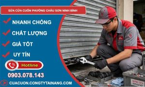 sửa cửa cuốn phường Châu Sơn Ninh Bình