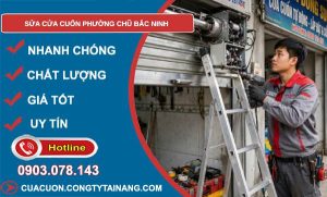 sửa cửa cuốn phường Chũ Bắc Ninh