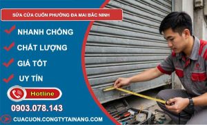 sửa cửa cuốn phường Đa Mai Bắc Ninh