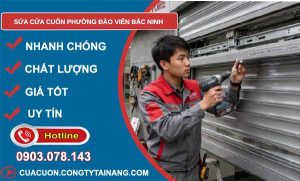 sửa cửa cuốn phường Đào Viên Bắc Ninh