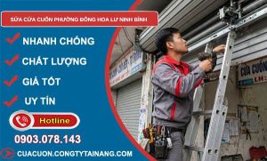 sửa cửa cuốn phường Đông Hoa Lư Ninh Bình
