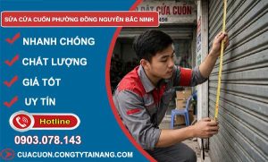 sửa cửa cuốn phường Đồng Nguyên Bắc Ninh