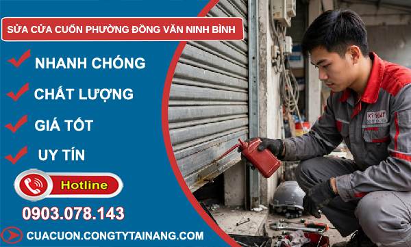 sửa cửa cuốn phường Đồng Văn