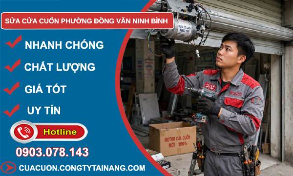 sửa cửa cuốn phường Đồng Văn Ninh Bình