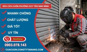 sửa cửa cuốn phường Duy Tân Ninh Bình