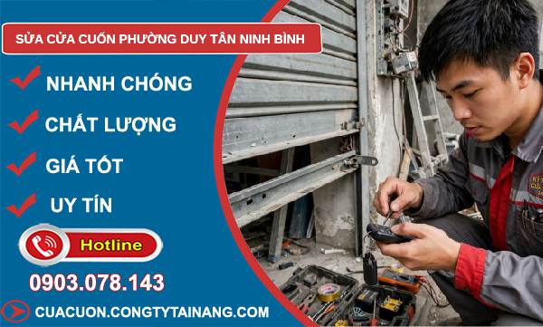 sửa cửa cuốn phường Duy Tân