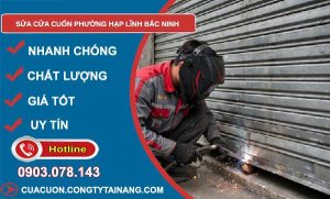 sửa cửa cuốn phường Hạp Lĩnh Bắc Ninh