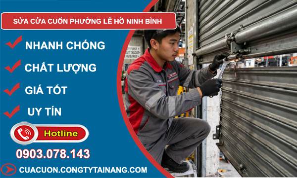 sửa cửa cuốn phường Lê Hồ Ninh Bình