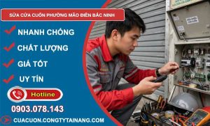 sửa cửa cuốn phường Mão Điền Bắc Ninh