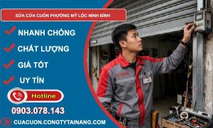 sửa cửa cuốn phường Mỹ Lộc Ninh Bình