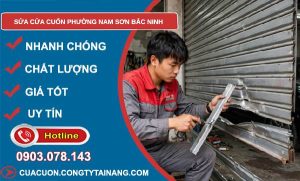 sửa cửa cuốn phường Nam Sơn Bắc Ninh