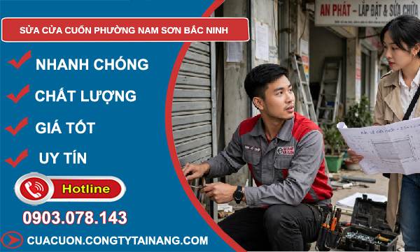 sửa cửa cuốn phường Nam Sơn