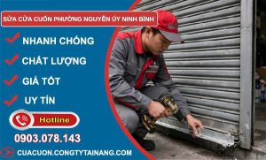 sửa cửa cuốn phường Nguyễn Úy Ninh Bình