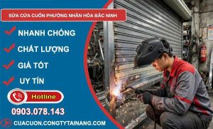 sửa cửa cuốn phường Nhân Hòa Bắc Ninh