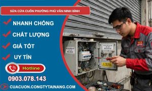 sửa cửa cuốn phường Phù Vân Ninh Bình
