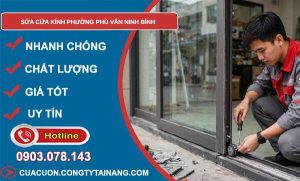 sửa cửa kính phường Phù Vân Ninh Bình