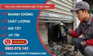 sửa cửa cuốn phường Quế Võ Bắc Ninh