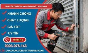 sửa cửa cuốn phường Tam Chúc Ninh Bình