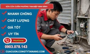 sửa cửa cuốn phường Tam Điệp Ninh Bình