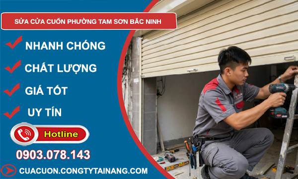 sửa cửa cuốn phường Tam Sơn