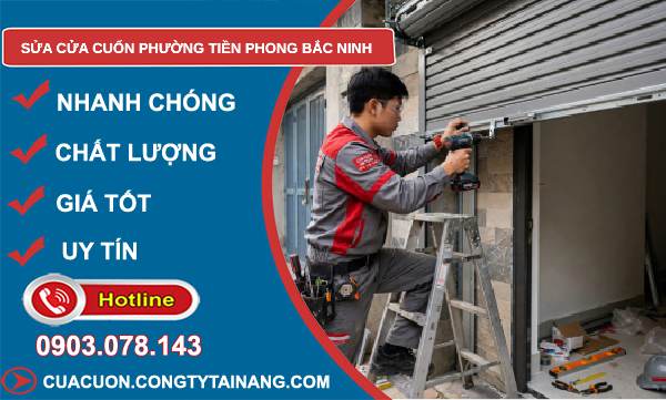 sửa cửa cuốn phường Tiền Phong Bắc Ninh