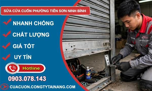 sửa cửa cuốn phường Tiên Sơn Ninh Bình