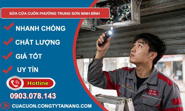 sửa cửa cuốn phường Trung Sơn Ninh Bình