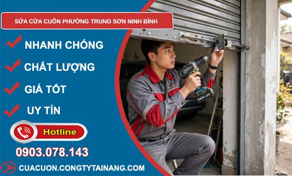 sửa cửa cuốn phường Trung Sơn