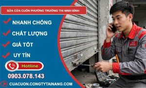 sửa cửa cuốn phường Trường Thi