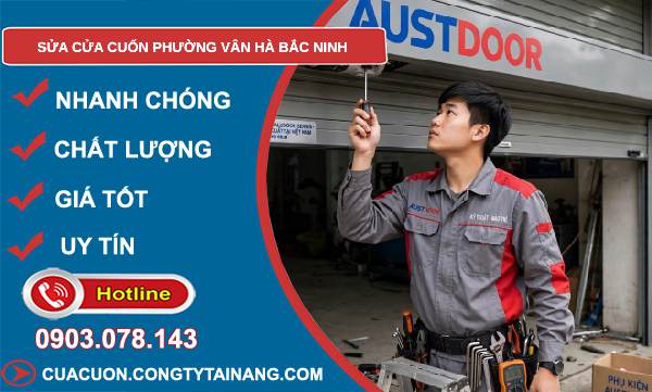 sửa cửa cuốn phường Vân Hà Bắc Ninh