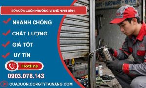 sửa cửa cuốn phường Vị Khê Ninh Bình