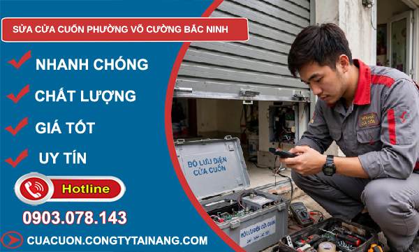 sửa cửa cuốn phường Võ Cường