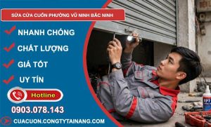 sửa cửa cuốn phường Vũ Ninh Bắc Ninh