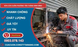 sửa cửa cuốn phường Yên Thắng Ninh Bình