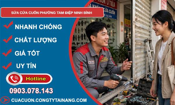 sửa cửa cuốn Tam Điệp