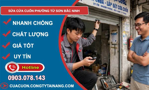 sửa cửa cuốn Từ Sơn