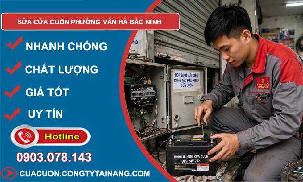 sửa cửa cuốn Vân Hà