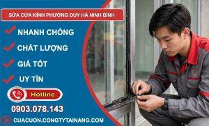sửa cửa kính phường Duy Hà Ninh Bình