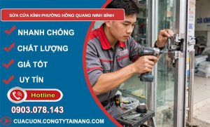sửa cửa kính phường Hồng Quang Ninh Bình