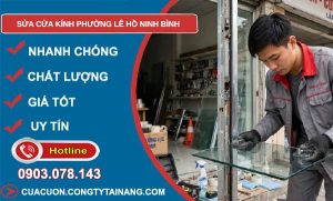 sửa cửa kính phường Lê Hồ Ninh Bình