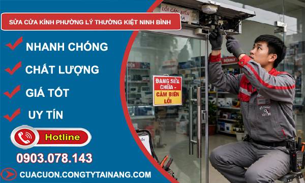 sửa cửa kính phường Lý Thường Kiệt Ninh Bình