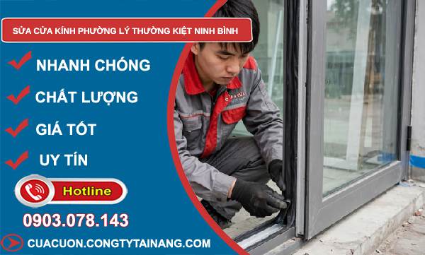 sửa cửa kính phường Lý Thường Kiệt